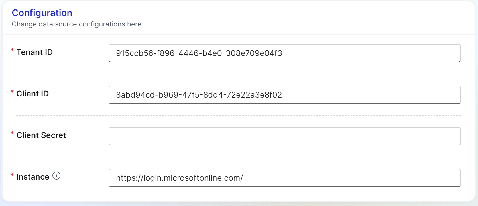 Entra ID (formerly Azure Active Directory) configuration