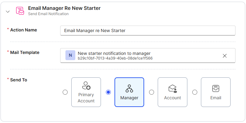 Notification Action.