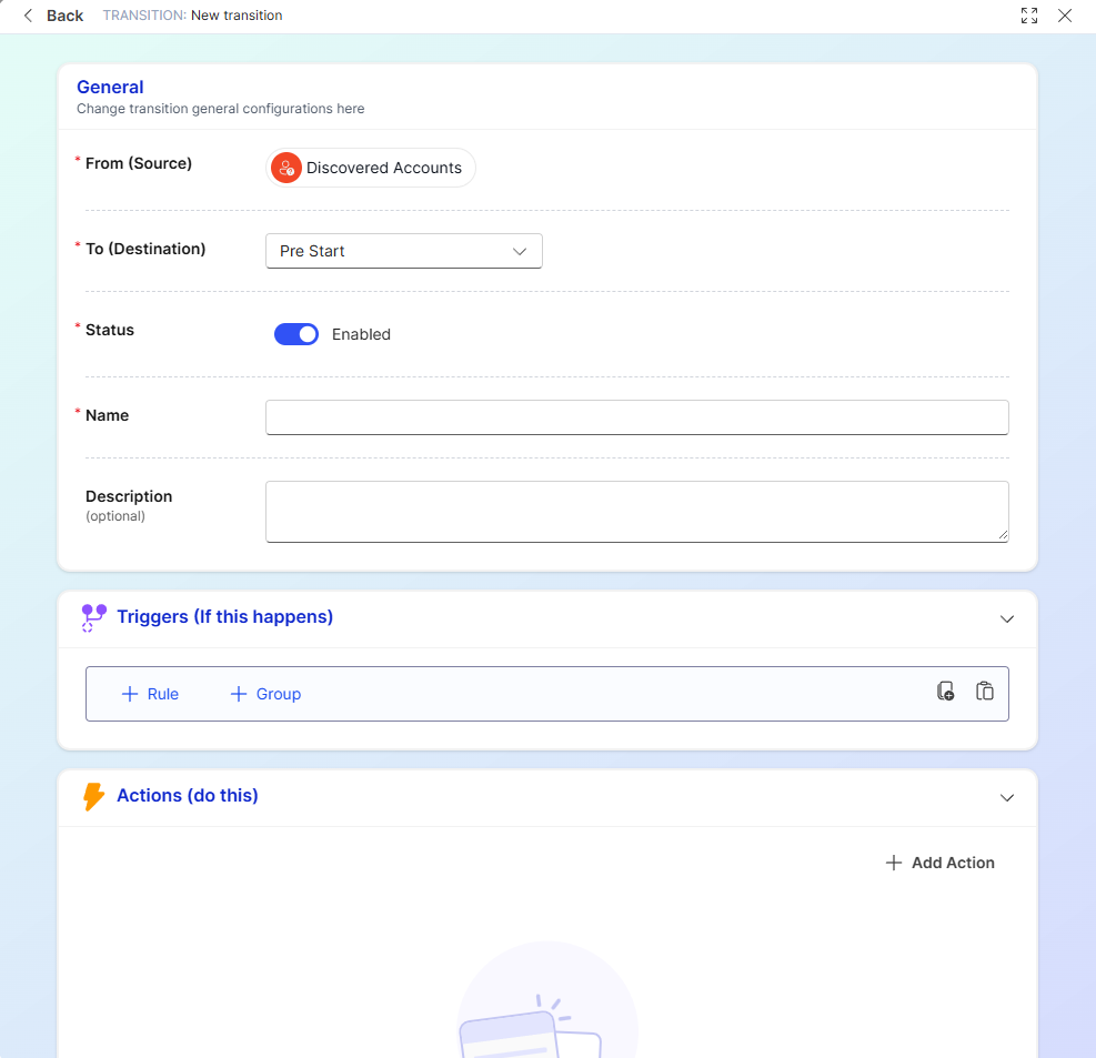 View State details showing Name, Description, and Icon fields